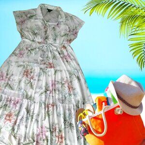 Stella & Julie Floral Dress  Sz 18W